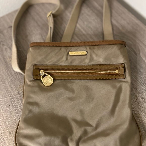 Michael Kors Brown and Gold Accent Bag - Picture 1 of 4